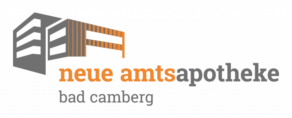 Logo der Neuen Amts Apotheke – modernes Apothekenzeichen als Symbol für pharmazeutische Kompetenz, persönliche Beratung und Gesundheitsversorgung in zentraler Lage