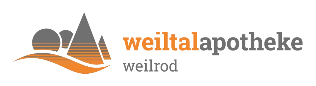 Logo der Weiltal Apotheke – modernes Apothekenzeichen im Gondermann Apothekenverbund, Symbol für pharmazeutische Versorgung und persönliche Beratung in Bad Camberg.